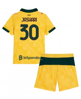Günstige AC Milan Ardon Jashari #30 3rd trikot Kinder 2025-26 Kurzarm (+ Kurze Hosen)